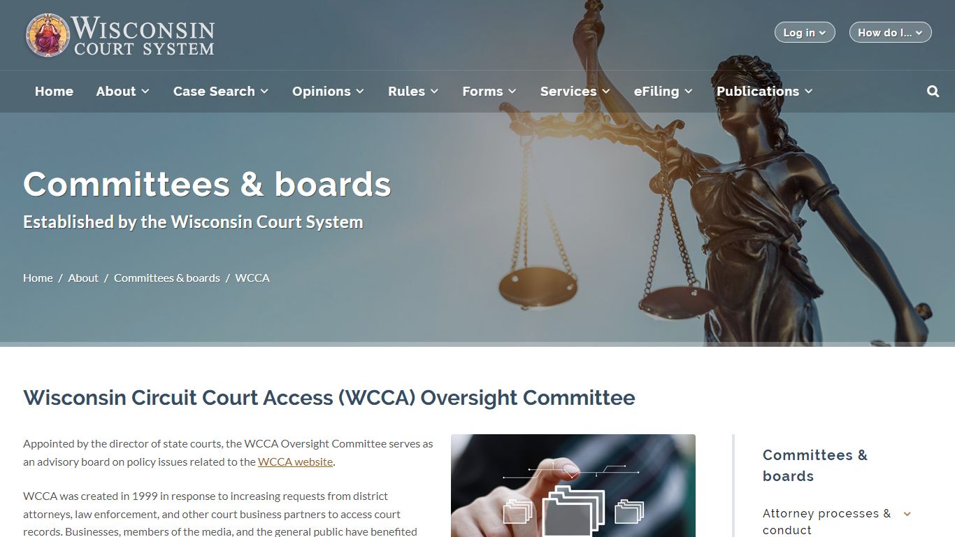 Wisconsin Court System - Wisconsin Circuit Court Access (WCCA ...